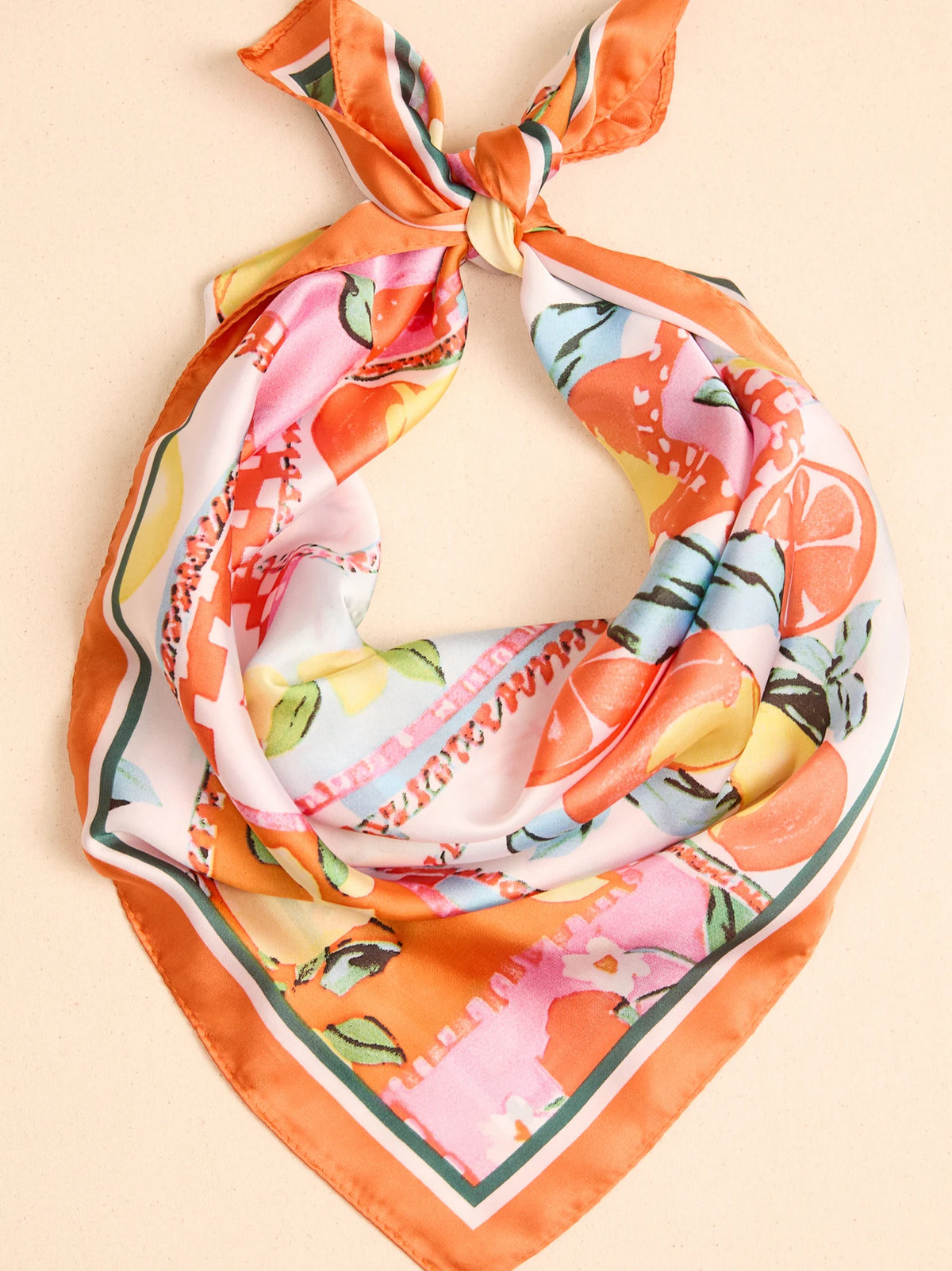 Italian Summer Patchwork Scarf
