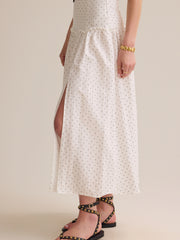 Frances Polka Dot Midi Skirt