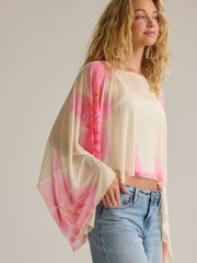 Brielle Floral Poncho