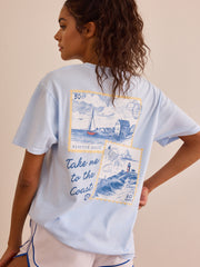 Take Me To The Tide Oversized Tee