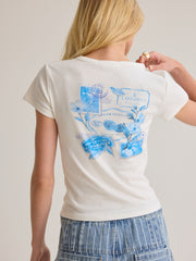 Get Away Postcard Baby Tee