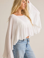Conya Flowy Ruffle Top