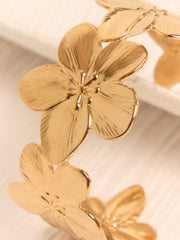 Floral Statement Cuff Bracelet