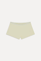 Caster Terry Cheeky Boy Shorts - Lemon