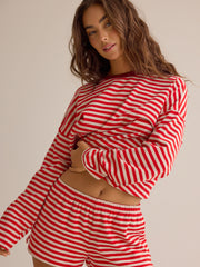 Reese Stripe Lounge Short