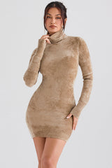 fawn chenille mini dress - sale