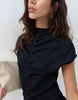 Ruched Front Midi Dress