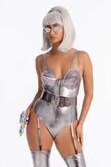 Fembot Fatale 5 Piece Costume Set