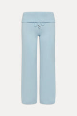 Dawson Knit Fold Over Pants - Daydream
