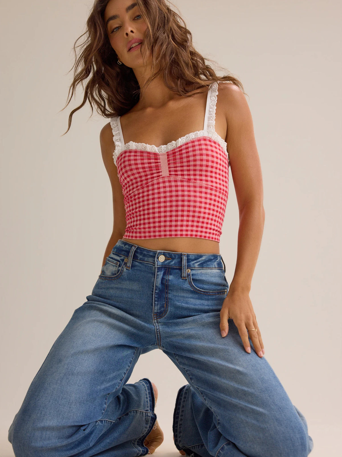Zoey Gingham Cami