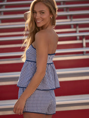Sharpay Gingham Tube Top