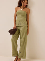 Paloma Embroidered Tube Top