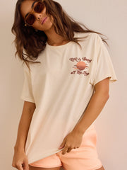 Life is Better Off the Map Oversized Tee