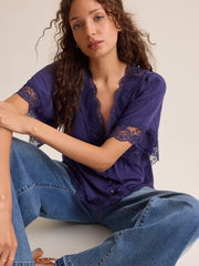 Evanelle Lace Babydoll Top
