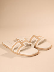Enid Raffia Sandal