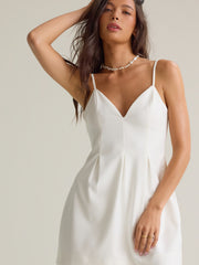 Angelica V-Neck Mini Dress