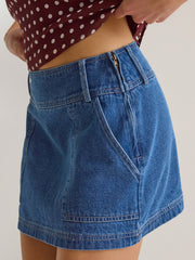 Karsen Denim Mini Skirt
