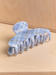 Varsity Plaid Claw Clip
