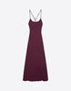 Bershka Rustic Strappy Midi Dress In Purple