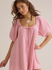 Ollie Puff Sleeve Romper