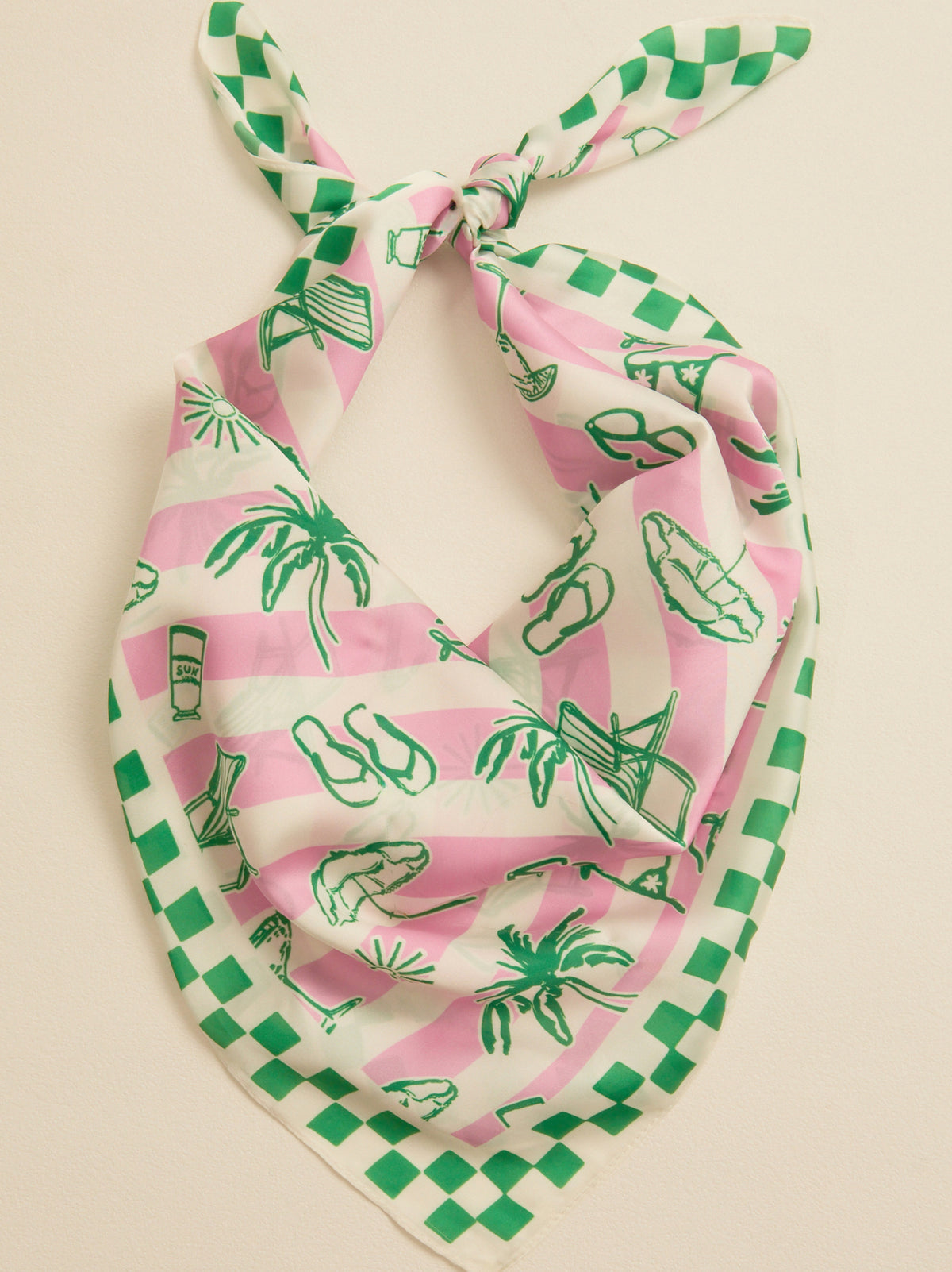 Beach Icon Silk Scarf