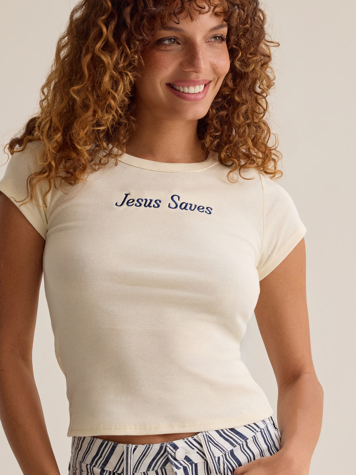 Jesus Saves Baby Tee