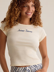 Jesus Saves Baby Tee