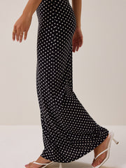 Priscilla Polka Dot Maxi Skirt