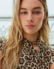 Bershka Animal Print Tulle Mini Dress In Brown