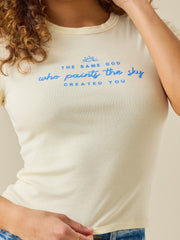 God Paints The Sky Baby Tee