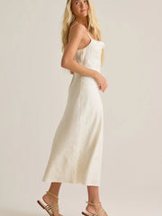 Olandria Satin Midi Dress