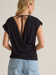 Hart Tie-Back Wrap Top