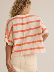 Clara Stripe Boxy Top