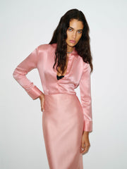 Raya Fitted Silk Shirt