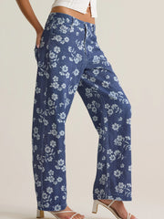 Carrie Floral Boyfriend Jean