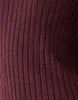 Miss Selfridge Knit Rib Cosy Mini Dress In Plum
