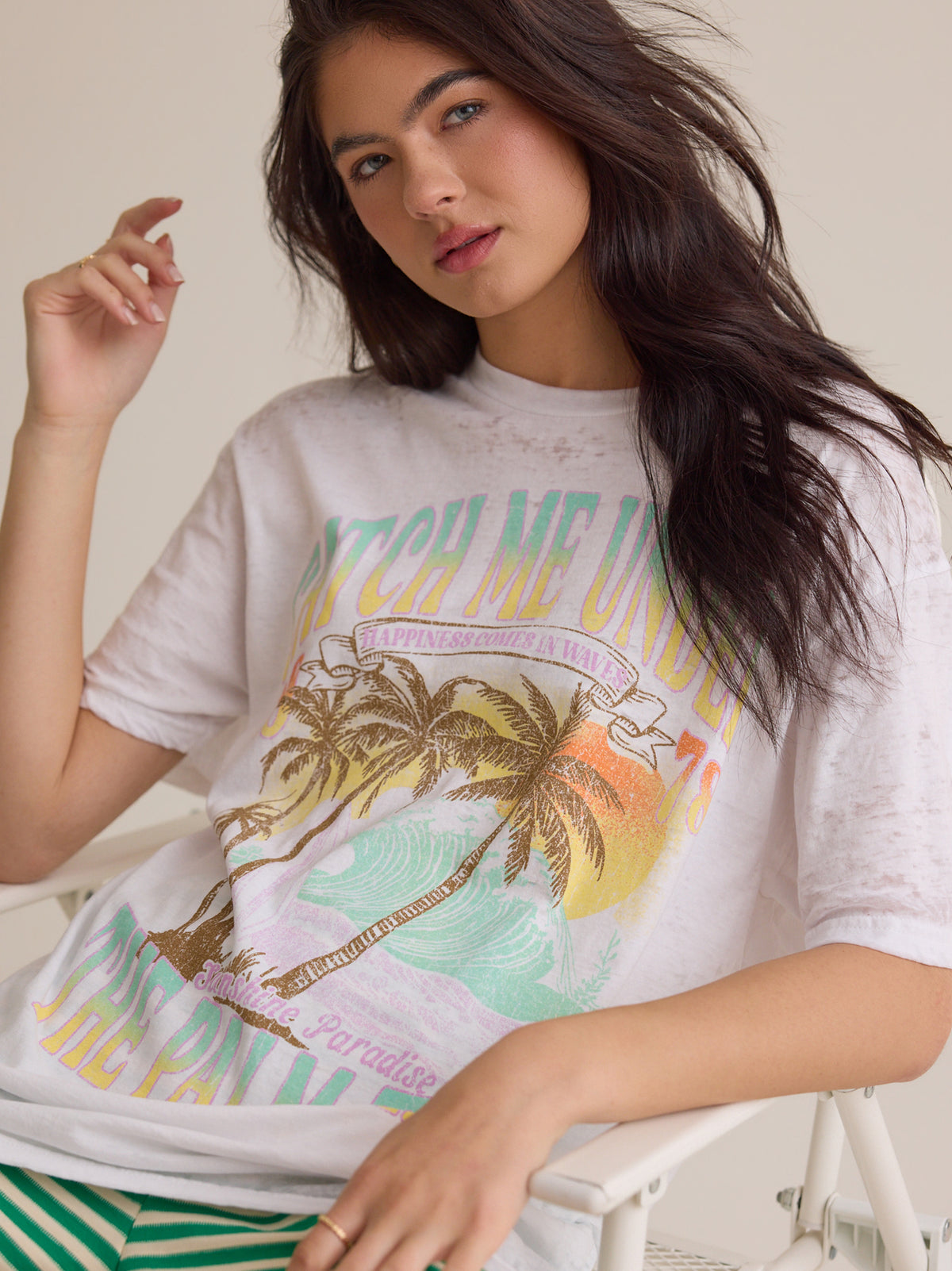 Catch Me Under the Palm Tree Tee