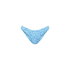 Shirred Minimal Full Coverage Bikini Bottom - Dream Flower