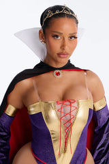 Crowned In Sin Evil Queen 5 Piece Costume Set