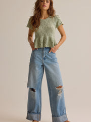 Lexie Pointelle Top