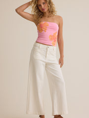 Suri Hibiscus Tube Top