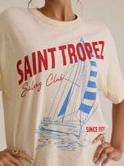 Saint Tropez Sailing Club Oversized Tee