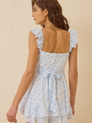Marigold Floral Romper