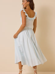 Matilda Stripe Button Front Tank