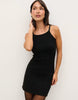 Pretty Lavish 2 In 1 Knitted Mini Dress With Cape In Black