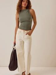 Sterling High Neck Hardware Top