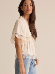 Evanelle Lace Babydoll Top