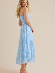 Tami Lace Tiered Maxi Dress