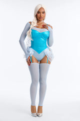 Icy Seductress Princess 5 Piece Costume Set