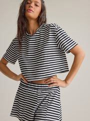 Nyra Stripe Relaxed Top